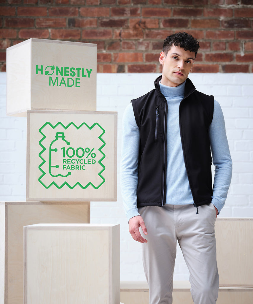 Honestly Made recycled softshell bodywarmer