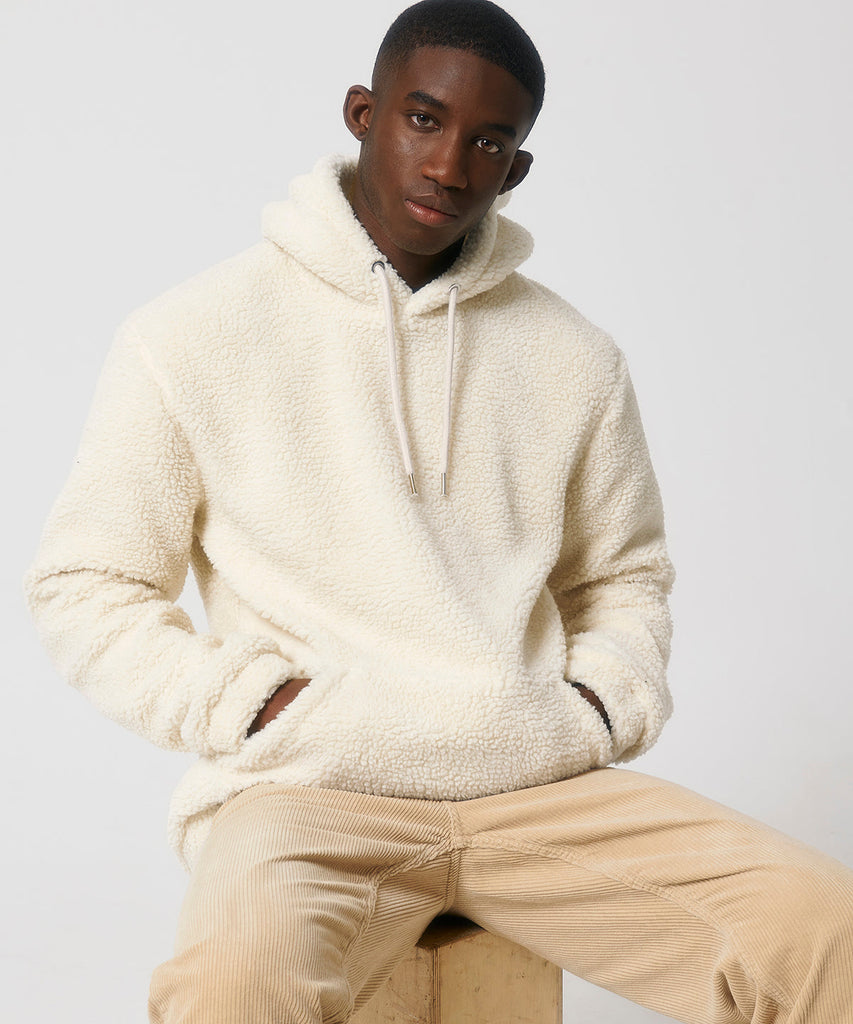 White deals sherpa hoodie