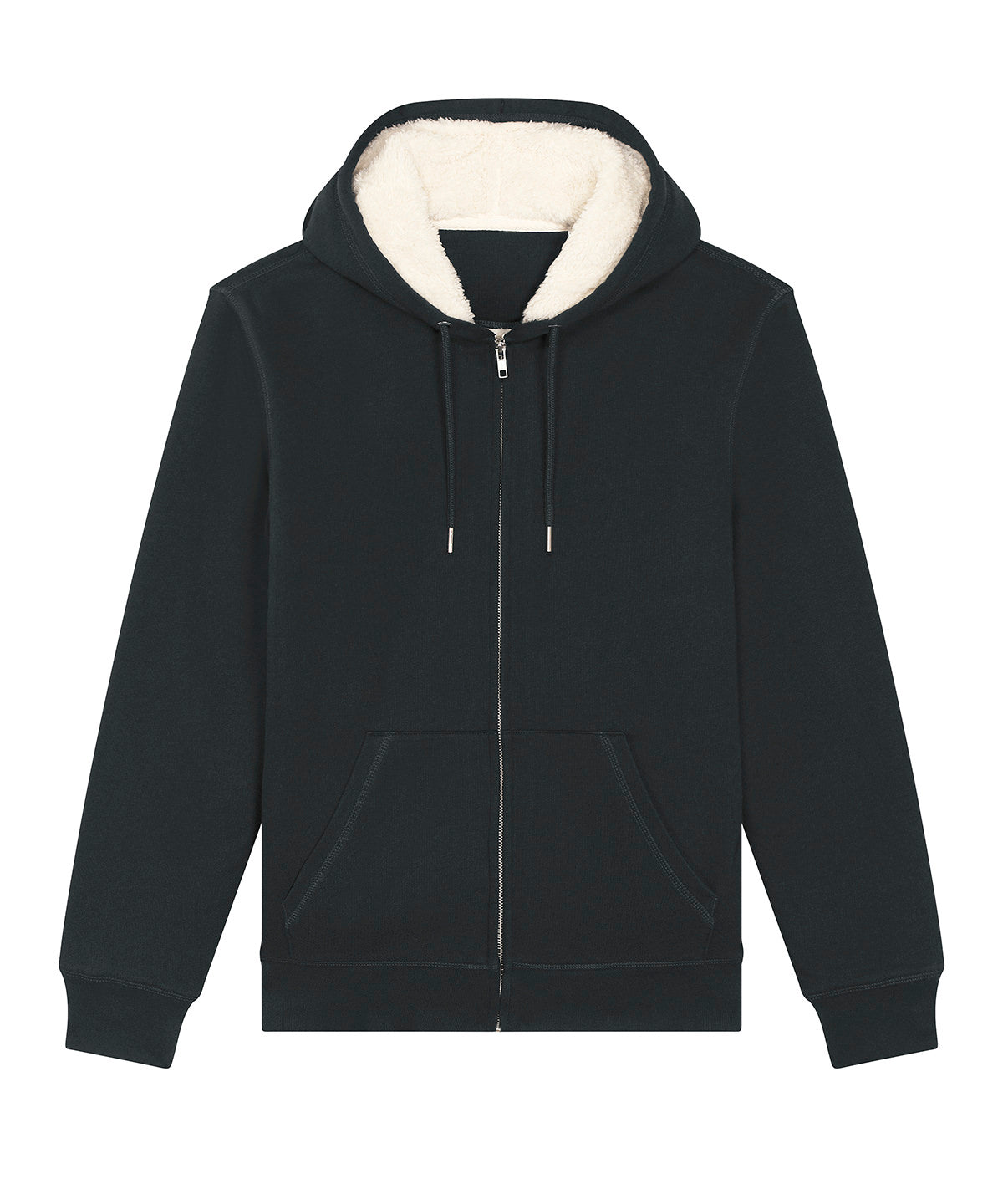 Unisex Hygger sherpa zip-through sweatshirt