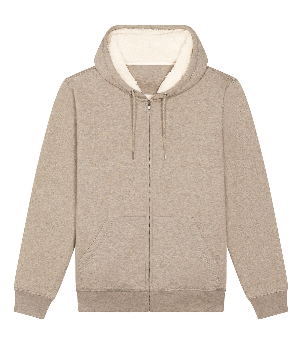 Unisex Hygger sherpa zip-through sweatshirt